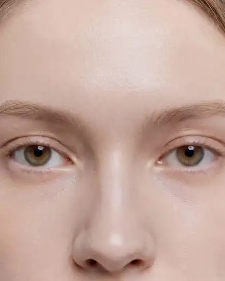 A face looking into the camera